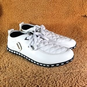 🌅 Men's White Lace Up Loafers